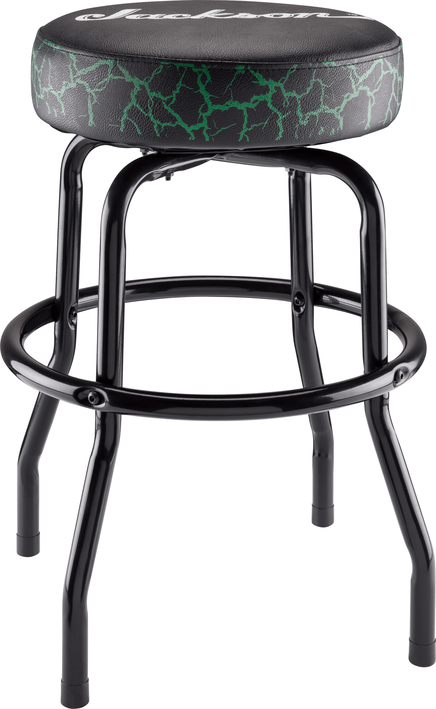 Jackson Barstool Green Crackle, 25"
